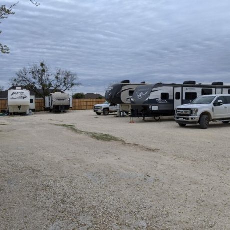 RV sites at Double D RV Park in Abilene TX