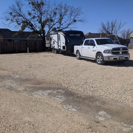 RV sites at Double D RV Park in Abilene TX